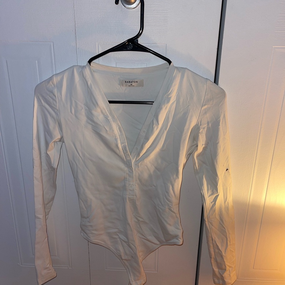 White Babaton Women's Bodysuit